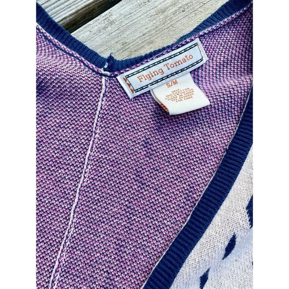 Flying Tomato Womens Small Medium Aztec Poncho Cardigan Sweater Kimono Boho - Picture 5 of 8